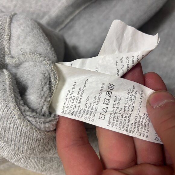 Prana Sweater Womens Medium Gray Fleece Tri Thermal Threads Tunic Outdoors - Picture 11 of 11